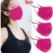 Topereur 3-Piece Breathable 3D Pressure Mask - Washable Reusable Cloth Mouth Protection for Motorcycle | Stylish Polka Dot Neck Gaiter for Men & Women - Buy Online on GoSupps.com