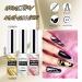 U-Shinein 3x12ml Metallic Painting Nail Gel Liner 3D Mirror Chrome Effect Nail Art Paint Metal Liner Gel Set with Build in Thin Brush UV Nail Liner Gel DIY Nail Art Manicure Set A Color A - Buy Online on GoSupps.com