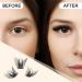 Fluffy D Curl Individual Eyelashes - 10mm Natural Matte Mega D for DIY Extensions | 1 Pack - Buy Online on GoSupps.com