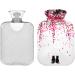NAANLE Cat Under Cherry Tree Hot Water Bottle - 2L Transparent Cover for Menstrual Cramps & Pain Relief | Heat & Cold Therapy - Buy Online on GoSupps.com