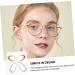 2 Pairs Glasses Nose Pads - Comfortable Nose Saddle Bridge Cushions for Eyewear | Transparent Zinc Alloy Sunglasses Frame Pads - Portable & Durable - Buy Online on GoSupps.com