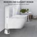 SetSail Silicone Toilet Brush with Holder - Ventilated Cleaner for Bathroom Scrubber Cleaning - Buy Online on GoSupps.com