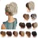 Fake Hair Bun Messy Bun Synthetic Curly Wavy Hair Bun Circle Ponytail Hair Slices with Elastic Rubber Band Hair Extensions for Women Hair Accessories (Color : Q17 27) - Buy Online on GoSupps.com