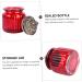 Zerodeko 1pc Red Airtight Jar Food Decor Spice Containers Red Decor Clear Pasta Containers Tea Storage Jar Condiments Containers Rice Container House Decorations for Home Can Glass Resin - Buy Online on GoSupps.com