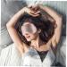 Angoily 3D Blackout Silk Sleeping Mask | Satin Eye Cover for Ultimate Comfort | Sleep Eye Mask with Memory Foam | Travel & Home Use - Pink - Buy Online on GoSupps.com