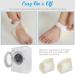 Sosation 4 Pairs Sheepskin Heel Protectors - Soft Cushions for Pressure Sores Adjustable Boot & Ankle Pads - International Shipping Available - Buy Online on GoSupps.com