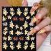 Nail Art Stickers Xcreando 6 Sheets 5D Embossed Fall Self-Adhesive Nail Polish Stickers Autumn Nail Decals Designed with Maple Flowers Butterflies Pumpkin Owl Thick DIY 3D Nail Art Supplies for Thanksgiving Day Decorations colorful - Buy Online on GoSupps.com