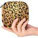 Menstrual Pad Bag with Zipper | Leopard Print Ladies Napkin & Tampon Pouch for Women & Girls - Buy Online on GoSupps.com
