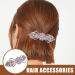Spring Hair Clips for Women Hair Barrettes for Women Thick Hair Rhinestones Hair Clips for Women Formal Hair Styling Accessories Temperament Hair Clip Purple Crystal Metal Ponytail - Buy Online on GoSupps.com