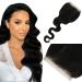Full Shine 4x4 Fermeture de partie libre 16 pouces Body Wave Lace Closure Cheveux humains 50gram Transparents Fermeture de cheveux humains Couleur noire naturelle 16 Inch 4*4 Lace Closure #Body Wave Natural Black
