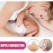Nipple Corrector for Inverted Flat And Shy Nipples Inverted Nipple Corrector Sucks Sunken Flat Nipples Transparent Silicone Nipple Suckers Breastfeeding for Pregnant Women Young Girl - Buy Online on GoSupps.com