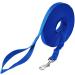 15m Blue Track Line for Dogs - Durable Nylon Leash Weatherproof Training Line with D-Carabiner & Grip Cushion - Perfect for All Dog Sizes - Buy Online on GoSupps.com