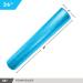Day 1 Fitness High-Density Round Foam Roller - Solid Blue 36-Inch - Myofascial Release & Deep Tissue Massage Rollers - 4 Sizes, 8 Colors - Buy Online on GoSupps.com