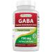 Best Naturals GABA Supplement 750mg 180 Veggie Capsules Naturals Sleep Aid
