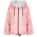 A2Z 4 Kids Unisex Waterproof Hooded Jackets Cagoule Rain Mac - Raincoat Jacket 449 Baby Pink 5-6
