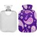 Naanle Hot Water Bottle - Paisley Traditional Oriental Design | 2L Heat Therapy for Back Pain Relief & Warmth - Buy Online on GoSupps.com