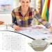 Waenerec Bowl Cozy Template Set - 3 Sizes Acrylic Quilting Templates with Water Soluble Pen - DIY Craft Stencil for Sewing - Foldable Design - Buy Online on GoSupps.com