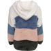 Warm and Cozy Women's Hooded Sweatshirt - Plush Soft Cotton Blend Long Sleeve Top in Black and Blue - Plus Size - Buy Online on GoSupps.com