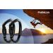 Paliston Locking Carabiner - 25kN 5600lb Climbing Carabiner Screw Gate D Shape Carabiner B-All Black Pack of 5 - Buy Online on GoSupps.com