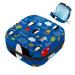 Storage bags for women's bandages blue penguin-octopus anchor pattern portable menstrual pads panty lip inlays tampons women's bandages storage holder for women school office multicolored 03