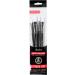 Angelus Paint Brush Set - 5 Piece Round, Flat, and Angular Artist Acrylic Shoe Painting Brushes - Buy Online on GoSupps.com