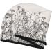 Floral Herbs Botanical Engraving Coral Velvet Dry Hair Cap - Unisex Wet Towel Wrap for Bathroom Pool Party & Beach Accessory - Buy Online on GoSupps.com