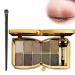 10 Colors Glitter Eyeshadow Palette Glitter/Nude Eyeshadow Palette with Long Eyeshadow Brush Highly Pigmented Waterproof Sweatproof Multifunctional Eyeshadow Palette Build Natural Makeup (#05)