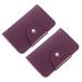 Beaupretty 2st Nailart card holder Nail stamping plate holder storage bag for nail art plates Stamp stamps stamp holder nail art stammer pocket violet