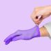 Meditrade Nitrile Examination Gloves - Medium | Powder Free, Hypoallergenic, Heavy Duty | Long Cuff, Ambidextrous | Bulk Buy for Any Sector | Violet (Medium) - Buy Online on GoSupps.com