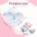 Soft Reusable Cotton Baby Muslin Washcloths - 5 Pack, 6 Printed Layers, 10x10 inches - Gentle Bathing Towels for Baby Girls, Toddlers, Children - Buy Online on GoSupps.com