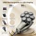 7D Head Shavers for Bald Men - IPX7 Waterproof LED Display Type-C Charging & 5-in-1 Grooming Kit | Shop Internationally - Buy Online on GoSupps.com