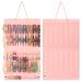JOYMOMO Hanging Hair Claw Clip Organizer  Felt Claw Clip Storage and Organizers for Women Girls(Without Claw Clips) Pink