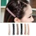 Elegant 7 PCs Women Hair Clips - Crystal Fashion Hair Pins & Automatic Colorful Hair Clamps for All Hair Types - Buy Online on GoSupps.com