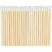 HUSHUI 100Pcs Bamboo Handle Lip Brush Set Portable Disposable Lipstick Applicator for Makeup Tool and Lip Gloss Wand - Buy Online on GoSupps.com