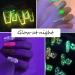 Fluorescent Sequin Glow Nail Powder - 12 Colors Glitter for Face Body & Eyes | DIY Party & Halloween Decorations - Buy Online on GoSupps.com