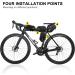 Rhinowalk 1.5L Waterproof Bicycle Pocket Frame Bag - Black - Front Handlebar Accessories for Cycling - Buy Online on GoSupps.com