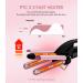 Buy Mini Hair Crimper & Waver - 3 Temperature Adjustable 3 Barrel Curling Iron for Beach Waves - Travel Size Dual Voltage Digital Temp - Rose Pink - Buy Online on GoSupps.com