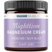 Magnum Solace Magnesium Lotion Nighttime Magnesium Cream Apply to Legs Arms or Chest - Topical Magnesium Chloride USA Made and Safe for Kids (Clary Sage)
