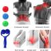 EKSMA 4 Massage Balls with Knobs - Self-Massage Roller for Back Legs Feet & Hands | Muscle Pain Relief Tool - Buy Online on GoSupps.com