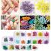 Dried Flowers Nail Stickers - 36 Pc 3D Resin Flower Art Kit with Curved Tweezer | DIY Nail Decor Accessories - Buy Online on GoSupps.com