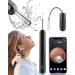 Ear Wax Removal Tool Camera-Ear Cleaner Earwax Removal Kit OVIFM D10 1080P HD Endoscope Ear Scope Otoscope with Light Ear Cleaning Kit Wireless Ear Camera and Wax Remover for Adults Kids & Pets Black