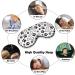 Dog Paw and Bow Sleep Mask Eye Cover | Adjustable Strap, Blocks Light, Ideal for Sleeping, Travel - Men and Women - Buy Online on GoSupps.com