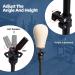 Metal Mannequin Head Tripod Stand with T-Pins and Carrying Bag - Adjustable for Cosmetology Training and Hair Extensions - Light Black - Buy Online on GoSupps.com