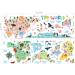 DECOWALL BS-1615S Animal World Map Large Kids Wall Stickers Removable Nursery Decor - Buy Online on GoSupps.com