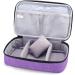 Luxja Double-Layer Sewing Accessories Organizer for Needles, Scissors, Tape, Thread - Purple (Small) - Buy Online on GoSupps.com