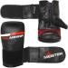 Meister Gel Armor Cowhide Leather Bag Mitts with Wrist Support - Black (12oz-16oz) - Large/X-Large - Buy Online on GoSupps.com