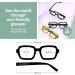 High-Quality Square Reading Glasses for Men & Women - Flexible Light Design - Danish Style with 3.0 Diopters - Buy Online on GoSupps.com