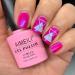 AIMEILI Gel Nail Polish No Wipe Top and Base Coat Set with Hot Pink Color - Buy Online on GoSupps.com