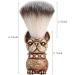 Faletony Nylon Shaving Brush with Skull Wooden Handle - Bulldog Design for Men | Premium Beard Brush for a Smooth Shave - Buy Online on GoSupps.com