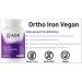 AOR - Ortho Iron Vegan 264mg 60 Capsules - Iron Deficiency Supplement - Healthy Red Blood Cell Supplement - Iron Supplement for Men and Women - Superior Absorption & Gastric Tolerability 60 count (Pack of 1) 264 mg - Buy Online on GoSupps.com